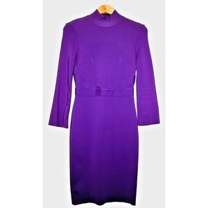 Givenchy Midi Purple Bandage Dress SZ: S Original Price $1200